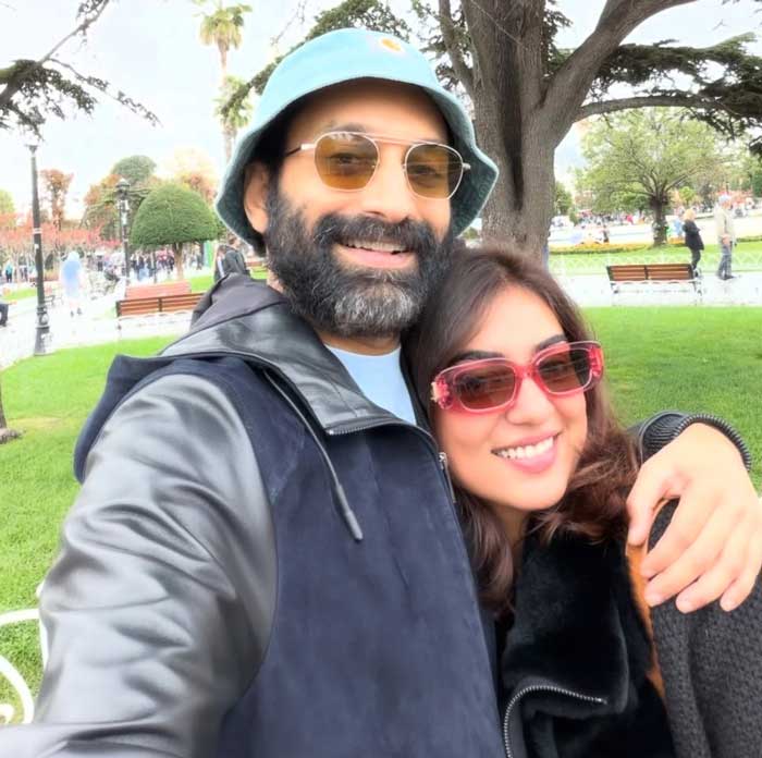 Real Life Star Couple Fahadh - Nazriya In Suriya 47