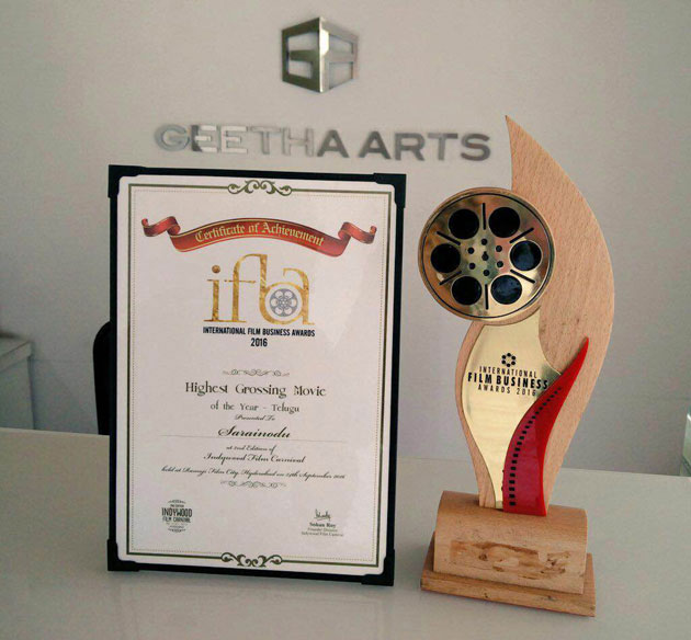 Reason for Sarrainodu's Highest Collections Award