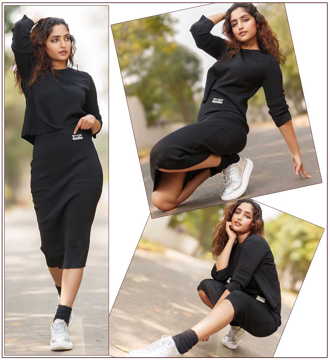 Reba Monica John is rocking in sportswear