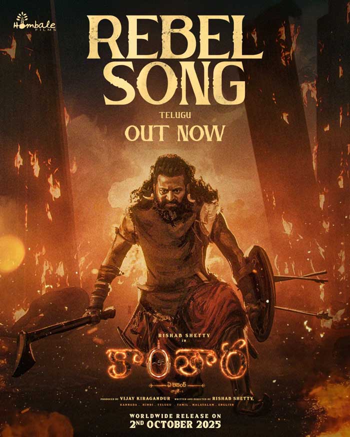 Rebel Song From Kantara Chapter 1 Released