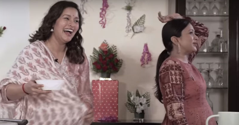 Renu Desai with Suma