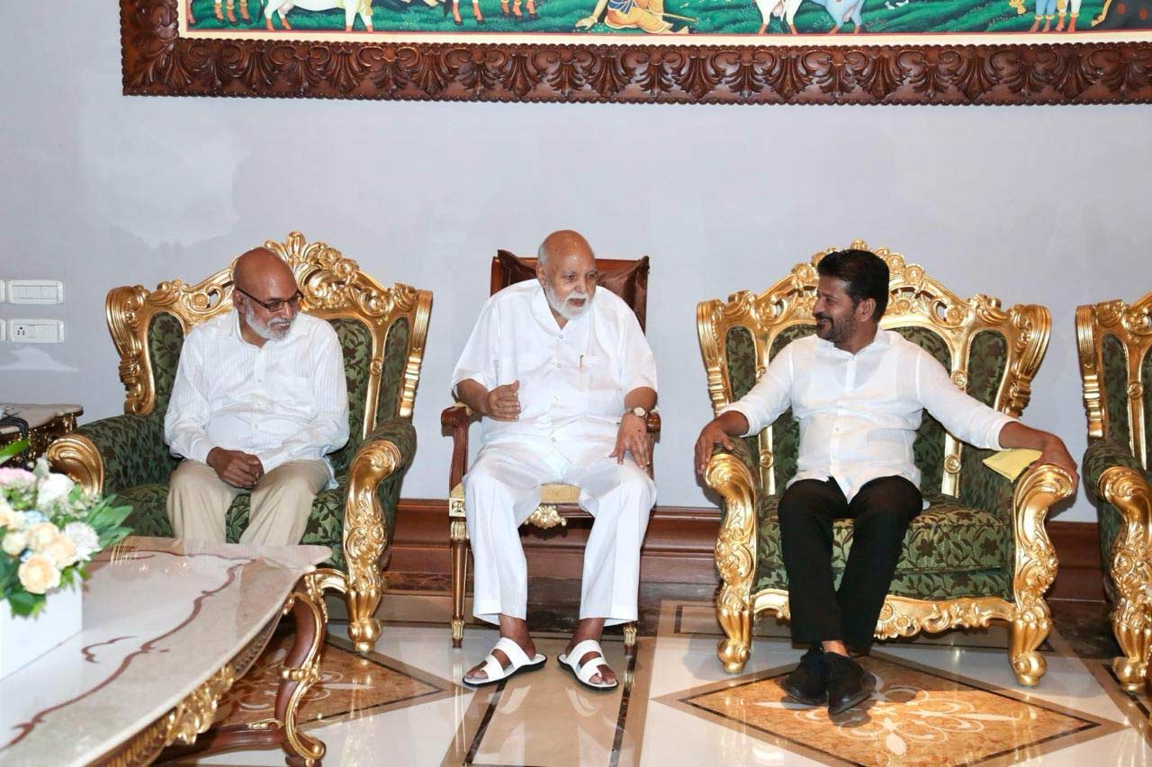 Revanth Reddy meeting PM Modi, Ramoji Rao