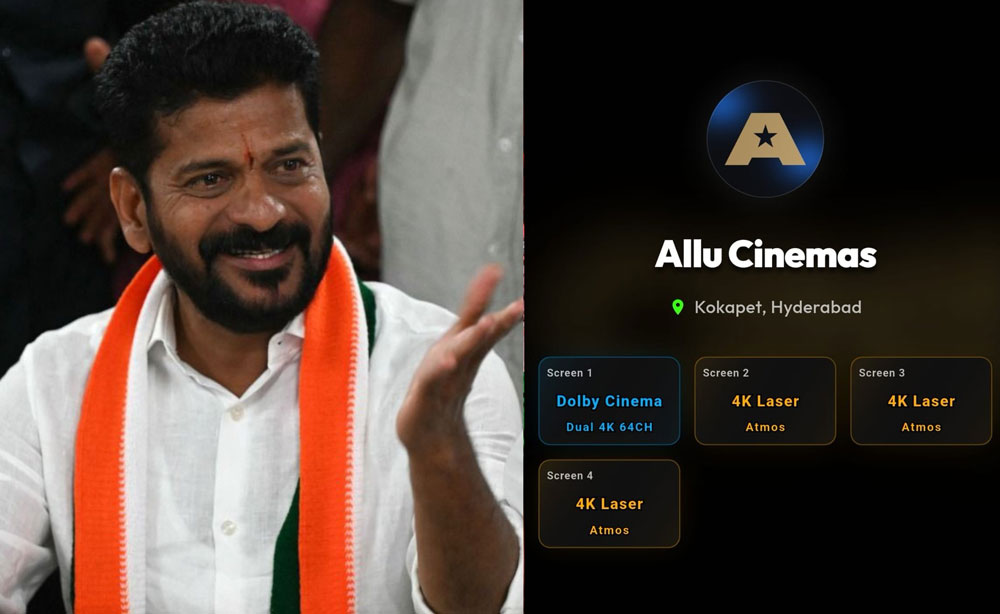 Revanth Reddy to Launch Allu Cinemas