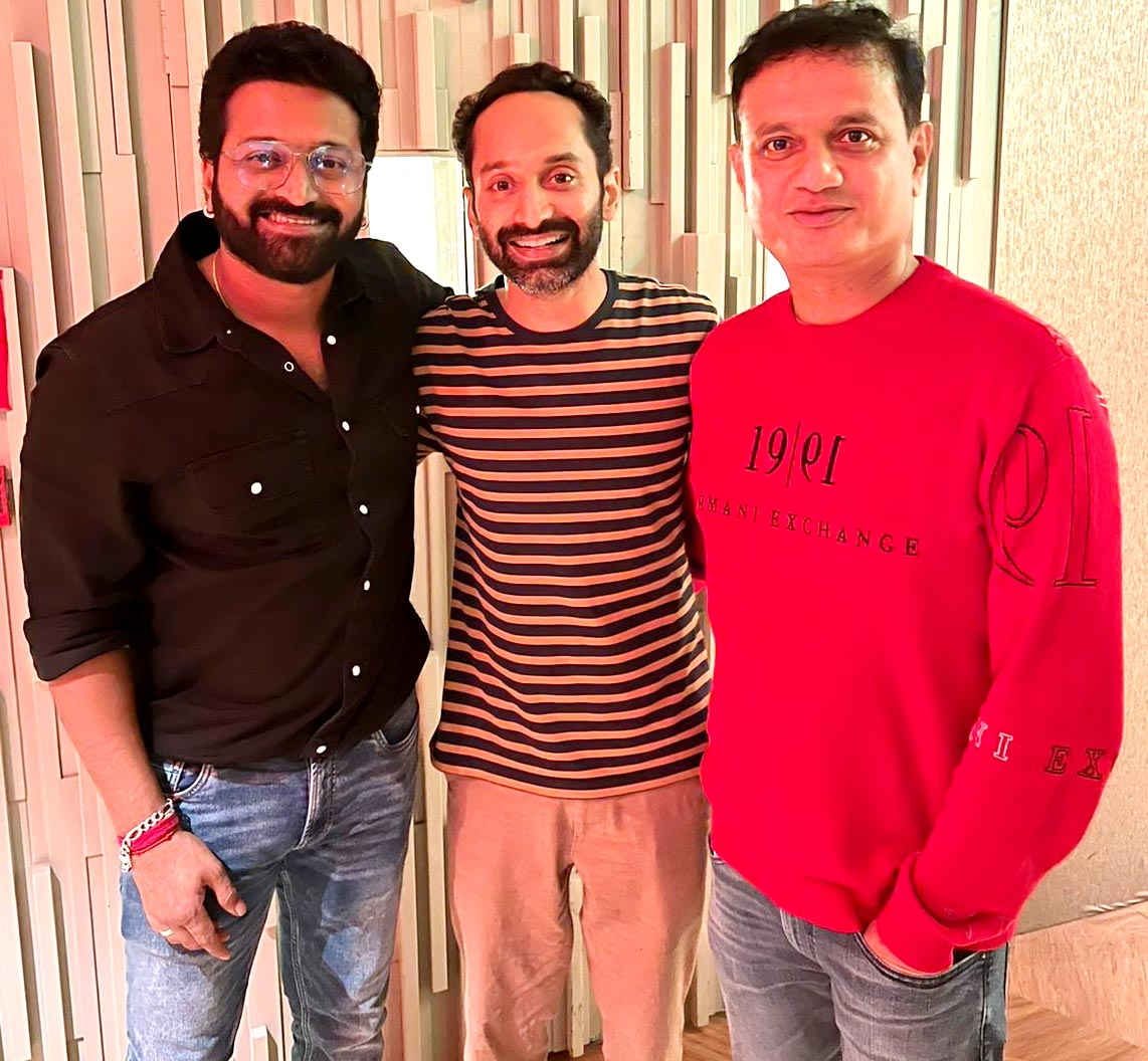 Rishab Shetty meets Fahadh Faasil