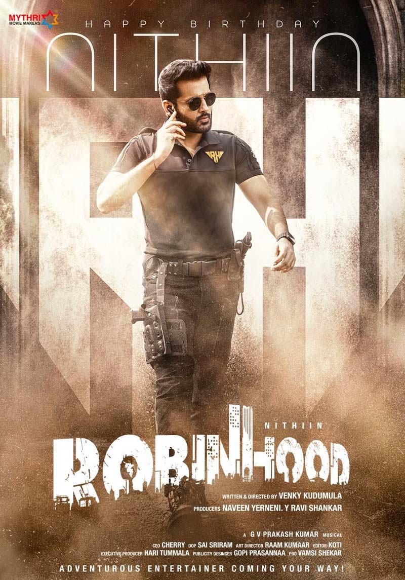 Robinhood new look: Nithiin looks stylish