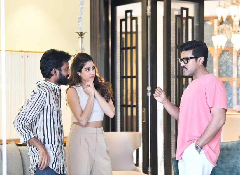 Romantic song to be shot on Ram Charan and Janhvi 