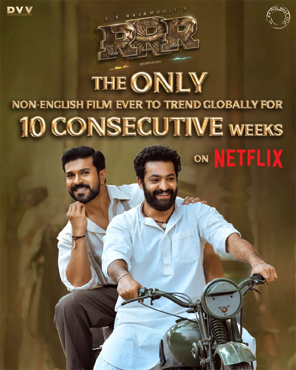 RRR breaking records on Netflix