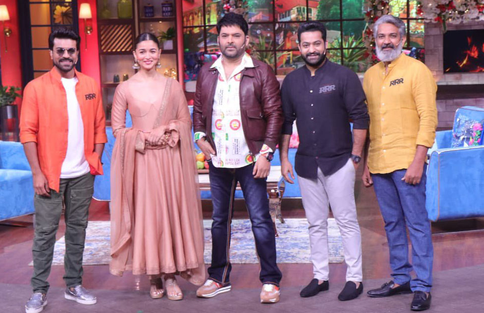 RRR team enters Kapil Sharma show