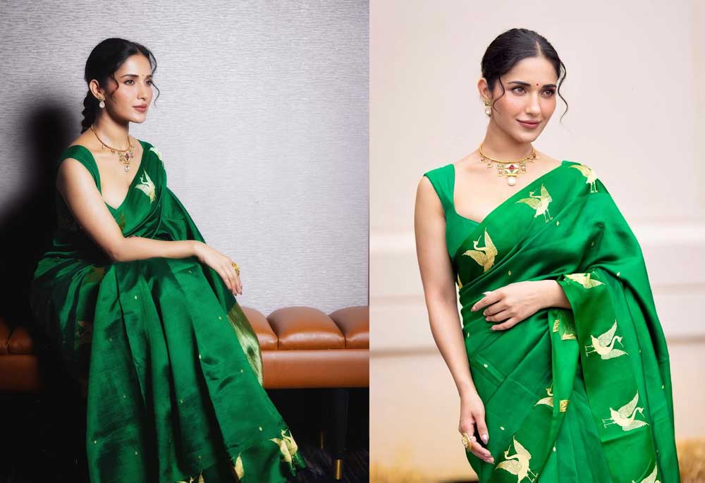 Ruhani Dazzles In Green 