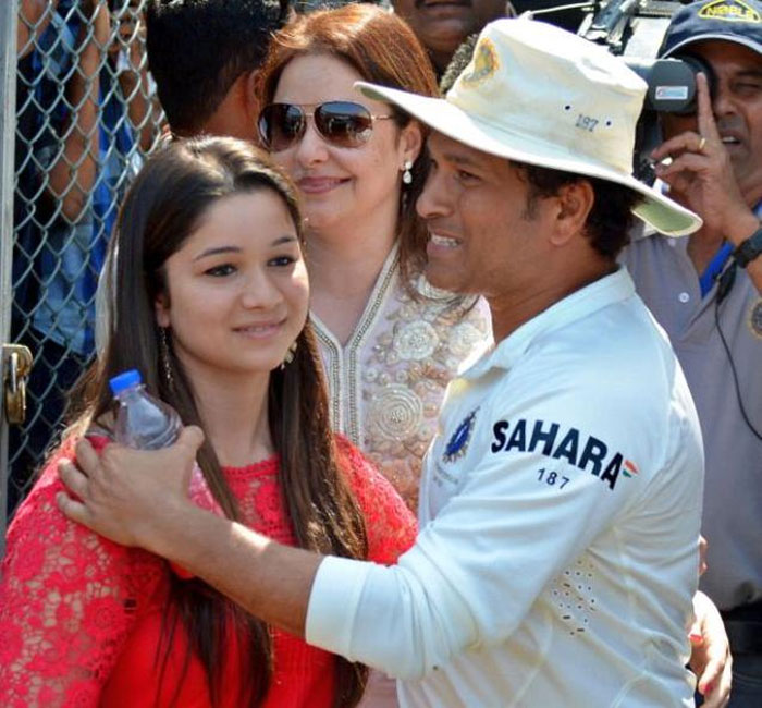 Sachin Tendulkar and Sara