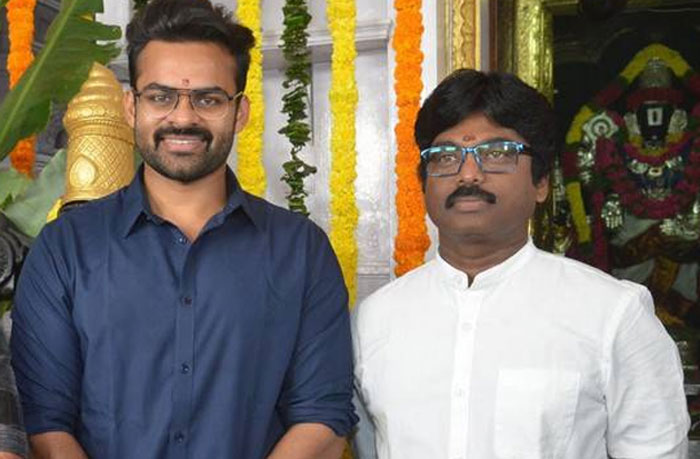 Sai Dharam Tej and Karunakaran