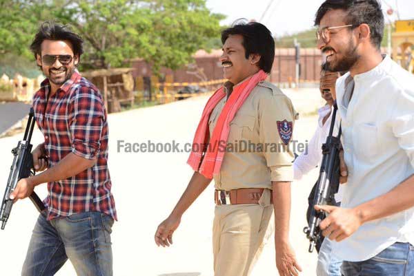 Sai Dharam Tej and Vaishnav Tej Turned Bodyguards of Sardaar!