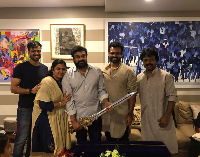 Sai Dharam Tej's Gift for Chiranjeevi