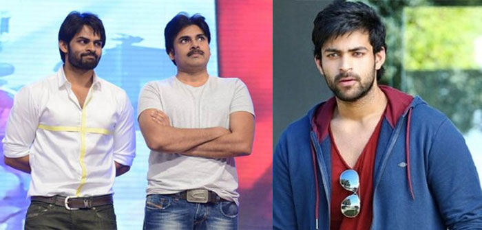 Sai Dharam Tej, Pawan Kalyan and Varun Tej