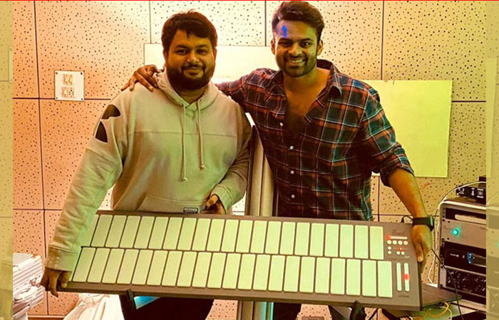 Sai Dharam Tej's Right Gift for Thaman