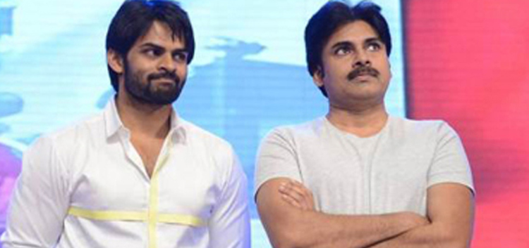 Sai Dharam with Pawan