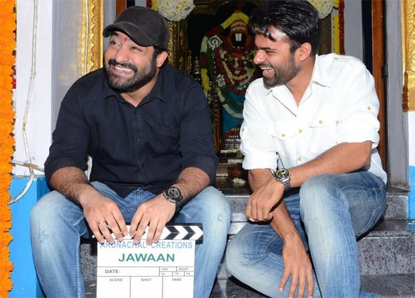 Sai, NTR at Jawaan Opening 