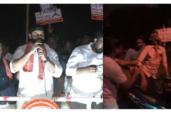 Sai Tej attacked while campaigning for Pawan Kalyan
