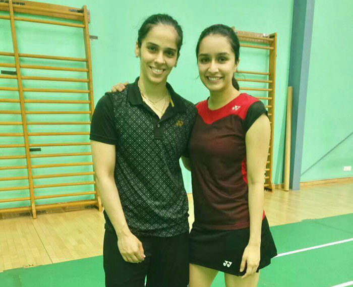 Saina Nehwal and Shraddha Kapoor