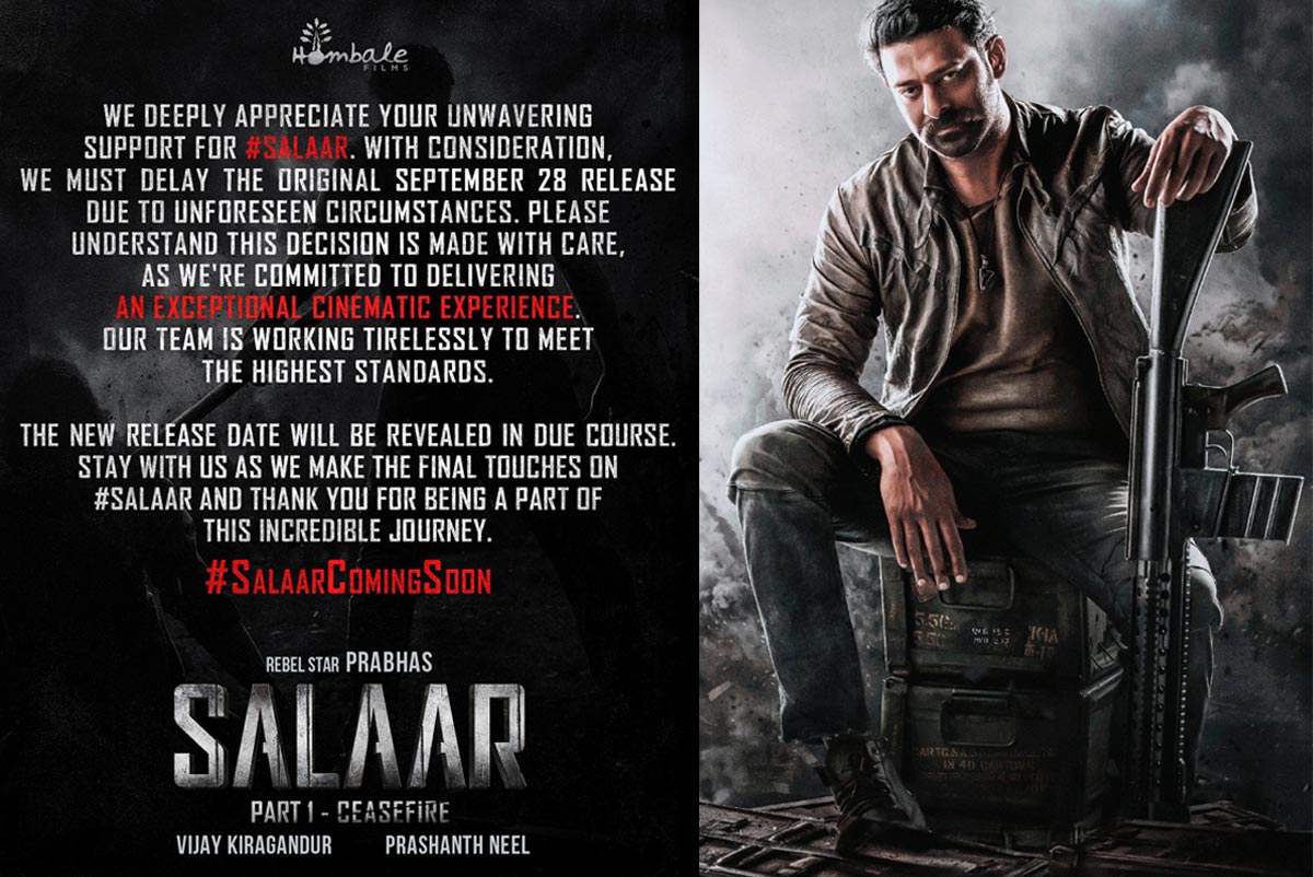 Salaar Postponed Officially