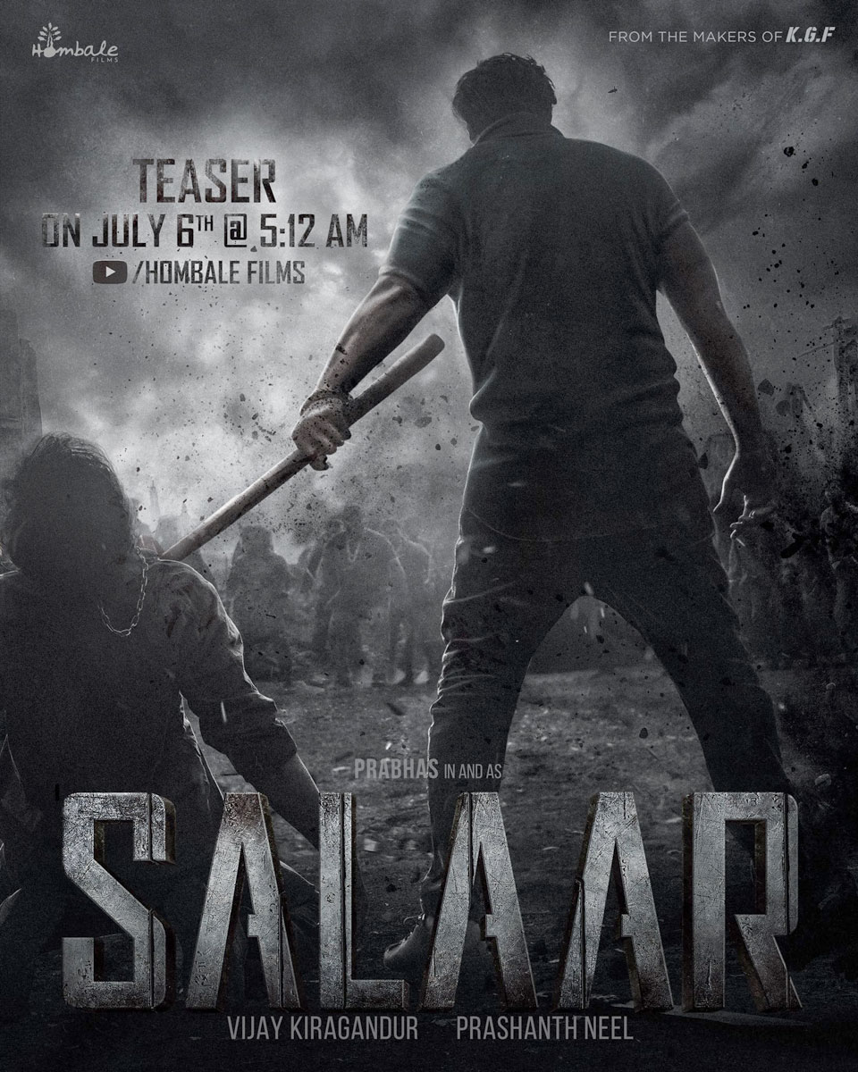 Salaar Teaser Revealing Early In The Morning