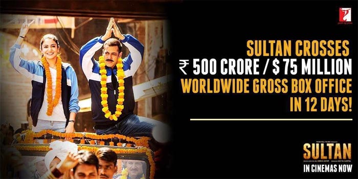 Salman Khan Sultan Into 500 Crores Club