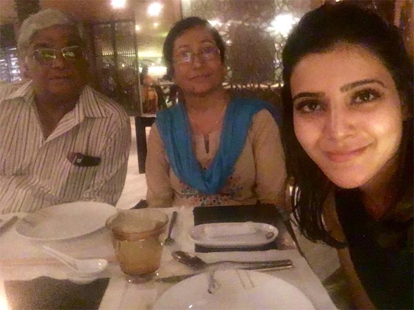 Samanta With Her Parents