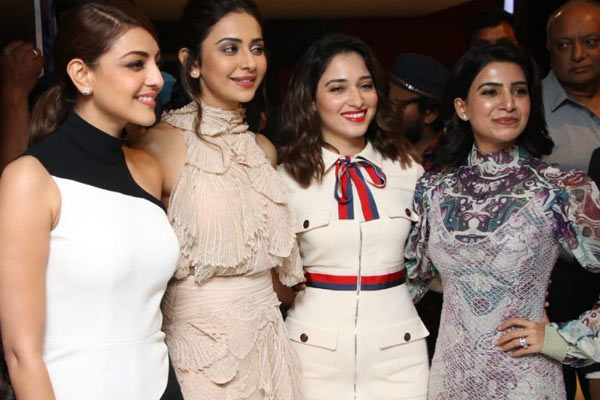 Samantha Kajal Aggarwal Rakul Preet Singh Tamannaah