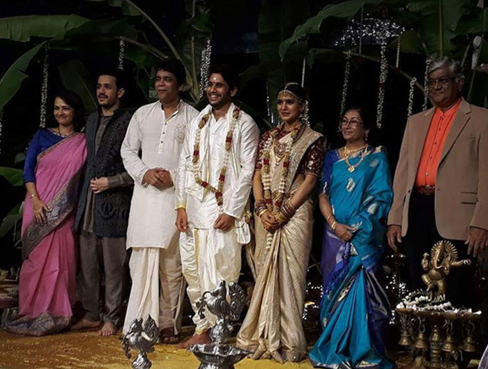 Samantha's Parents Pic in Wedding Ceremony