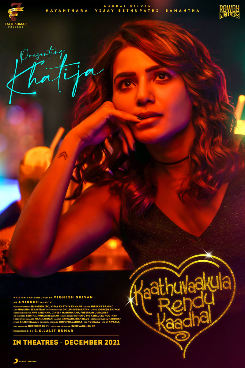 Samantha playing the role of Khatija in Kaathuvaakula Rendu Kaadhal