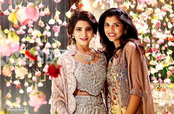 Samantha With Suresh Babu Daughter Malavika Potluri Daggubati