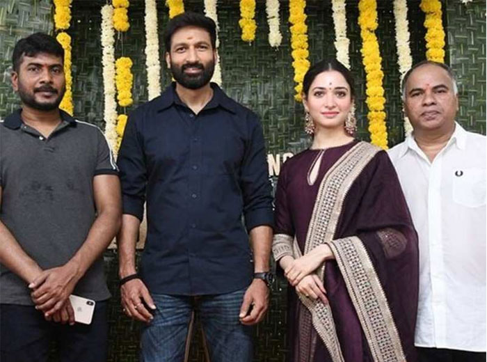 Sampath Nandi and Gopichand's Film First Glimpse out