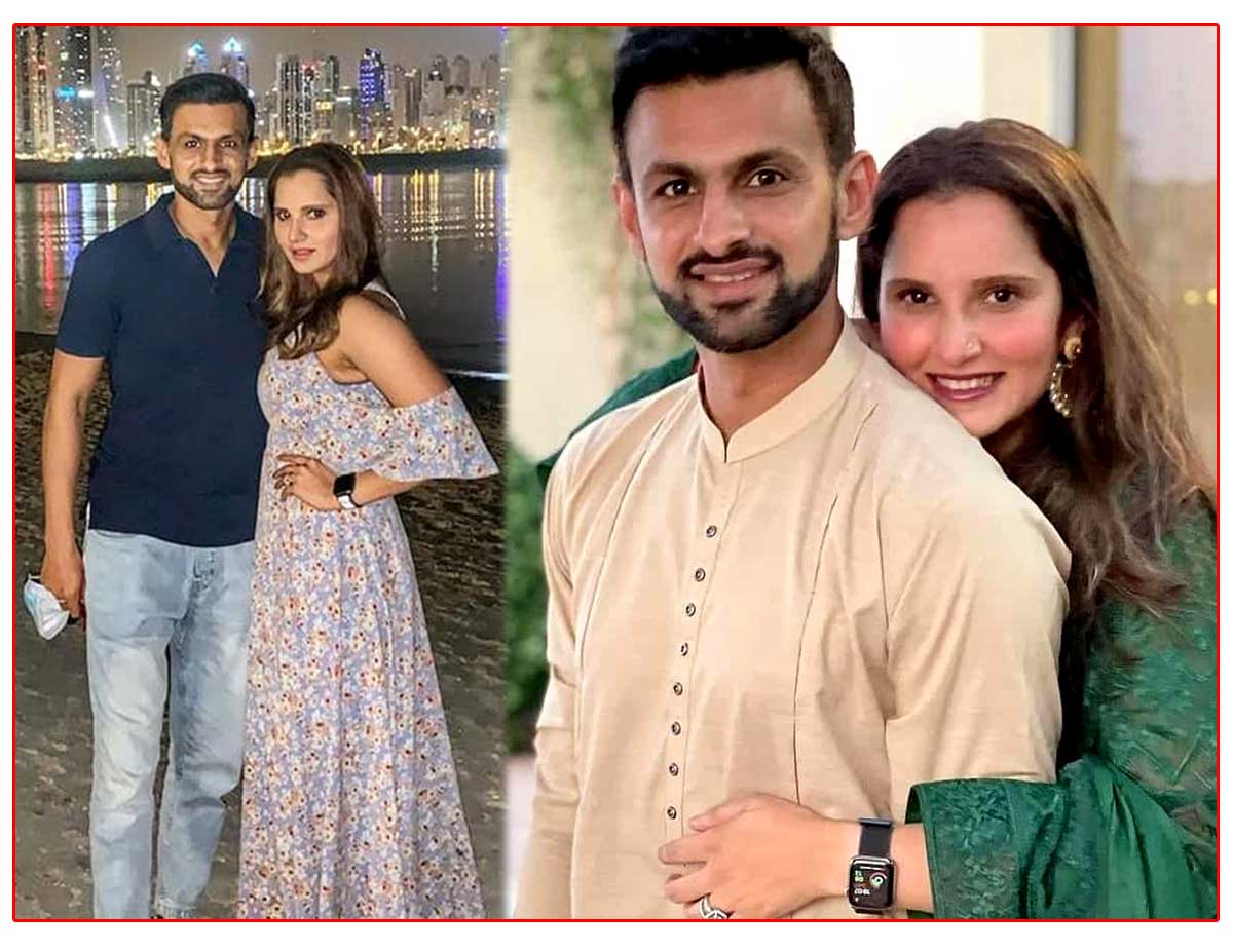 Sania Mirza with Shoaib Malik in Duabai