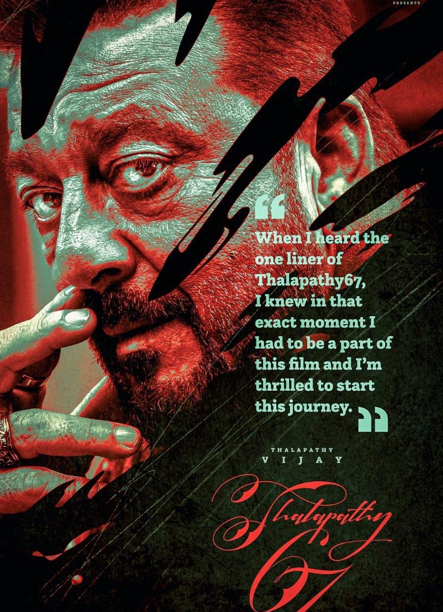 Sanjay Dutt Joins Vijay Thalapathy 67