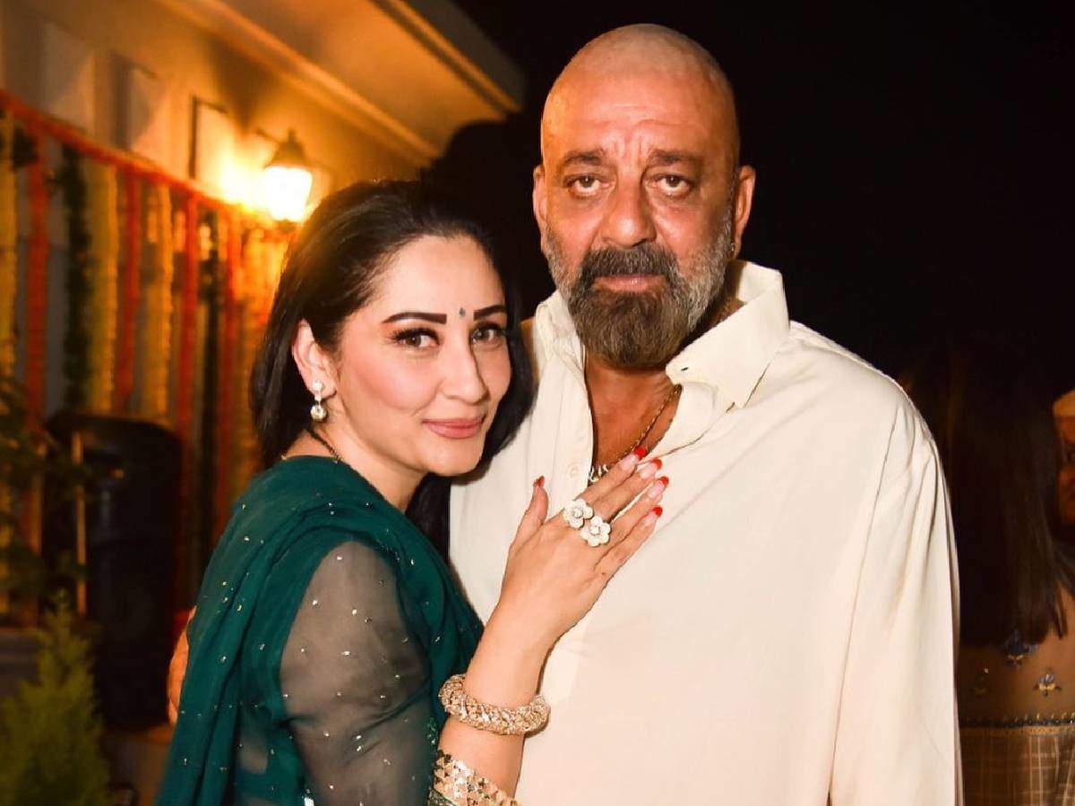 Sanjay Dutt with Wife