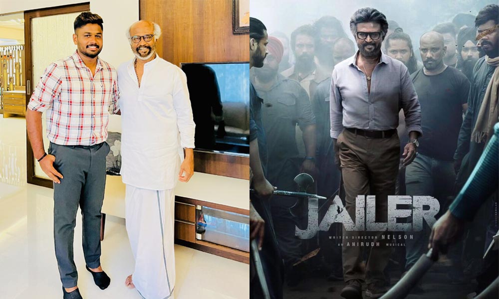 Sanju Samson  Watches Jailer