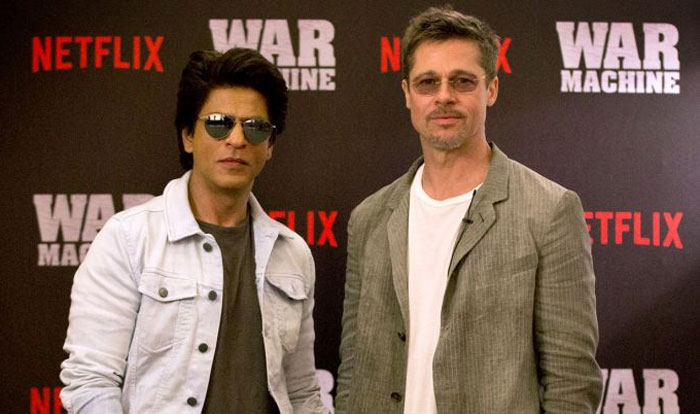 Shah Rukh Khan and Brad Pitt