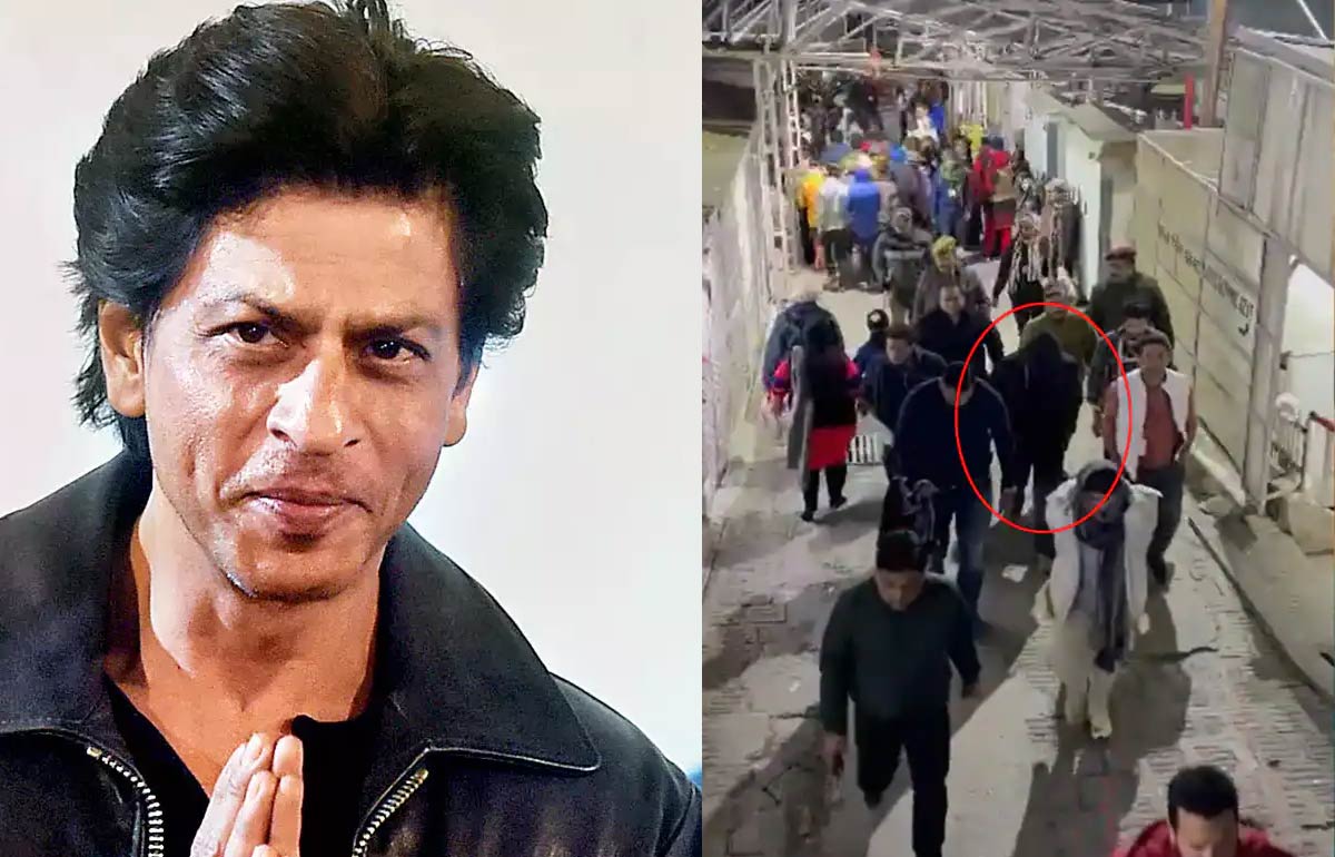 Shah Rukh long with Siddharth went to the Vaishno Devi temple