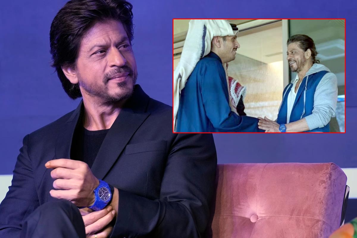 ShahRukh meets Qatar PM