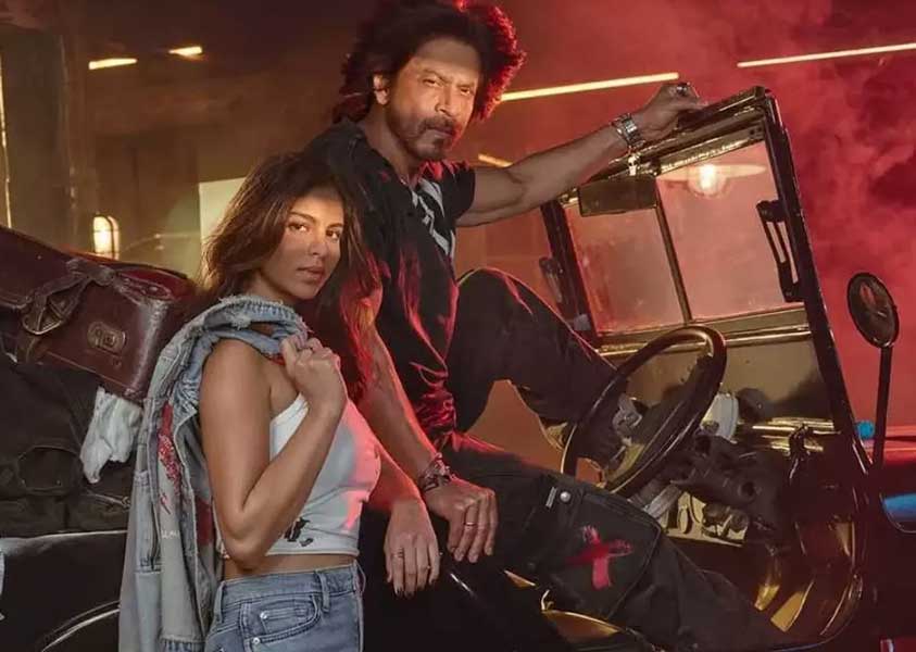 Shah Rukh training his daughter Suhana