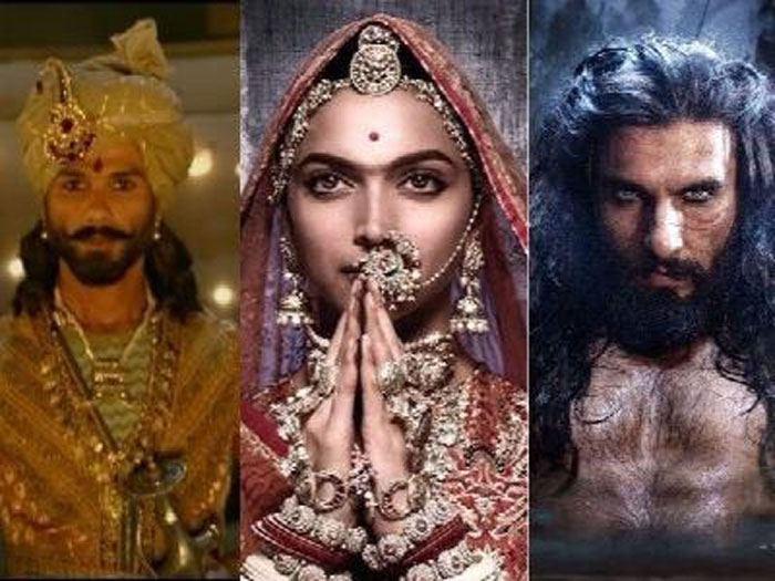 Shahid Kapoor, Deepika Padukone, Ranveer Singh