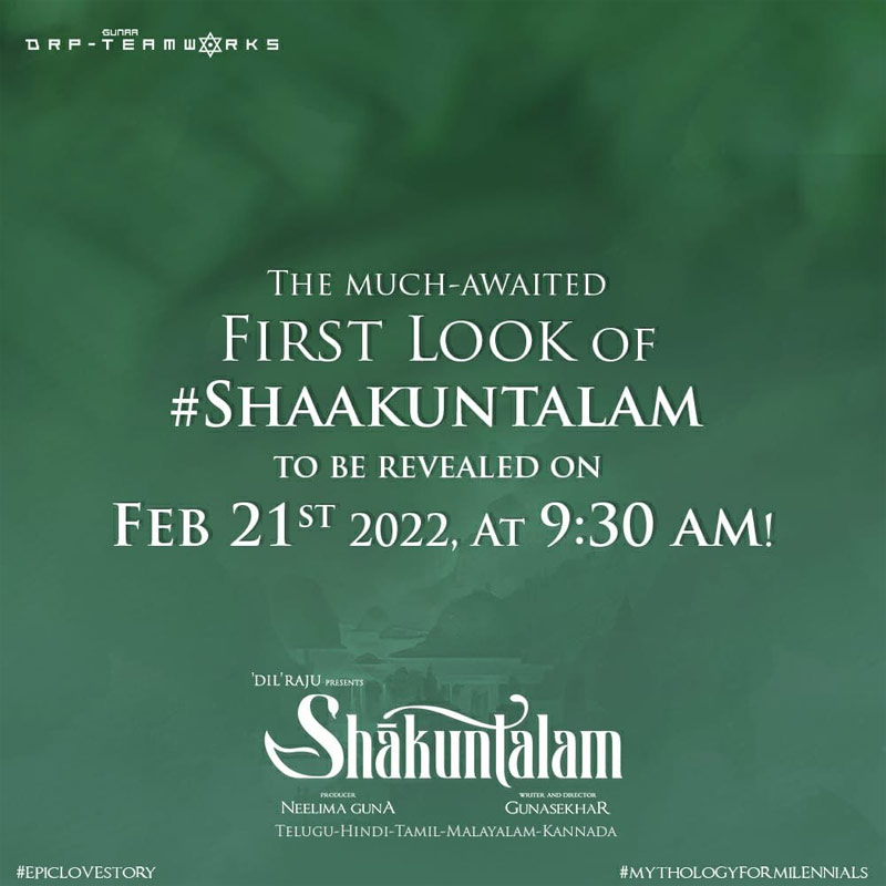 Shakuntalam first look treat on