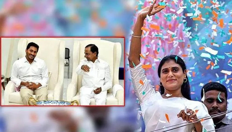 Sharmila Party or Water Fight? Which Is Best Drama of KCR, Jagan?