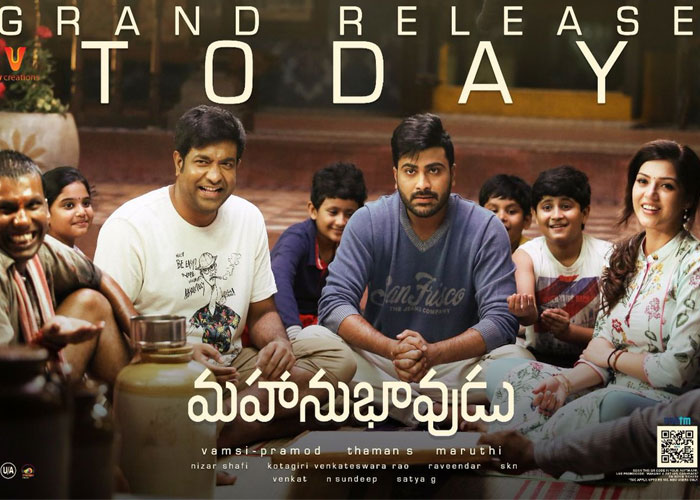 Sharwanand's Mahanubhavudu in Cinemas Today