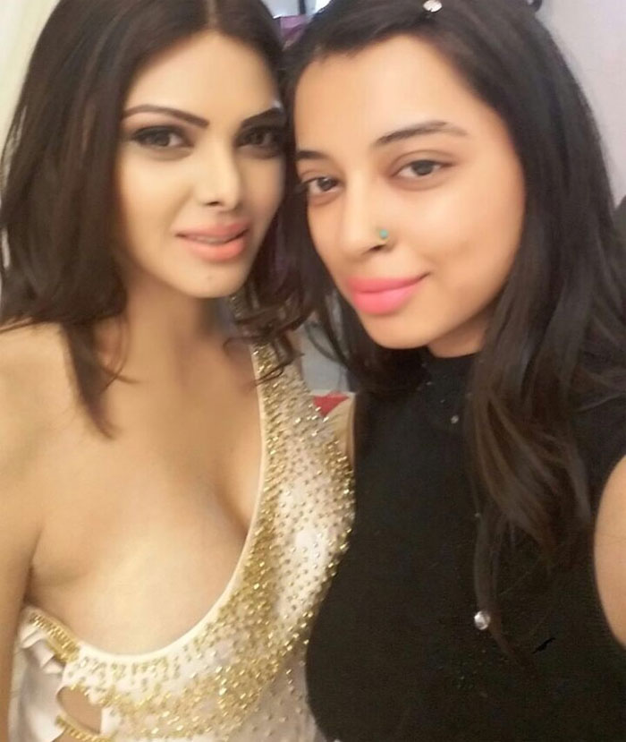 Sherlyn Chopra with Designer Jenny