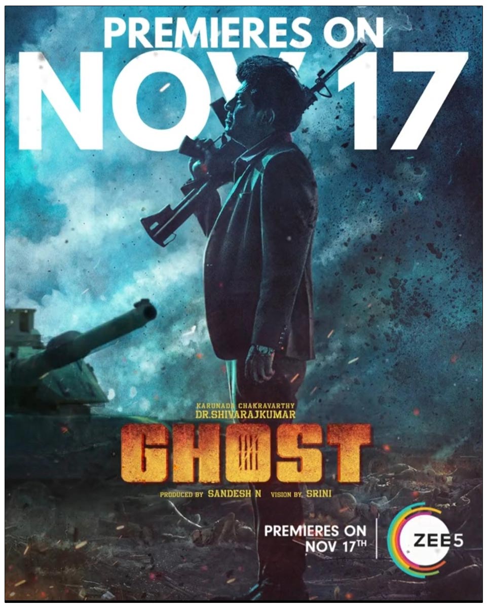 Ghost Movie Review Critic Rating- Ghost imdb rating Shiva Rajkumar