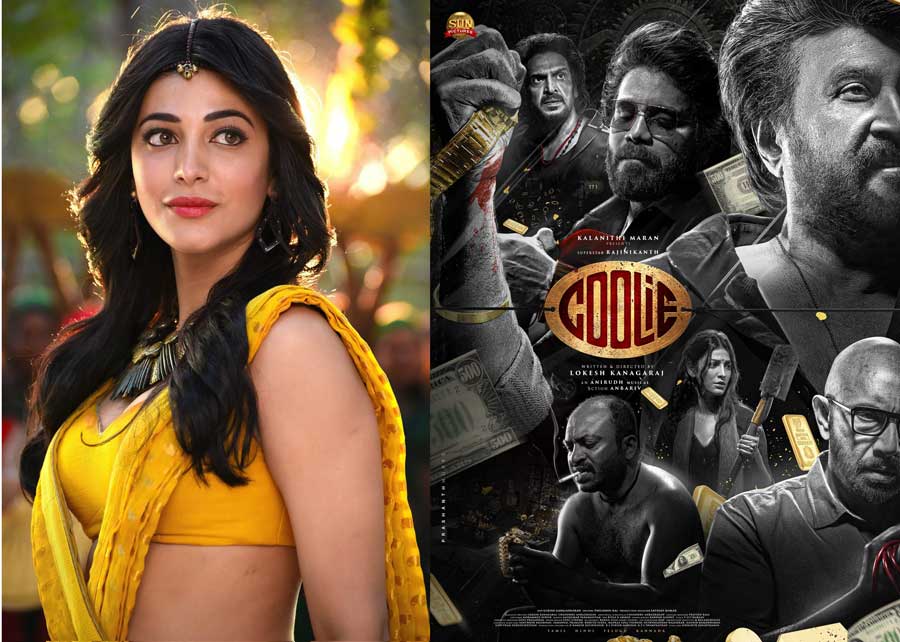 Shruti Haasan on Coolie