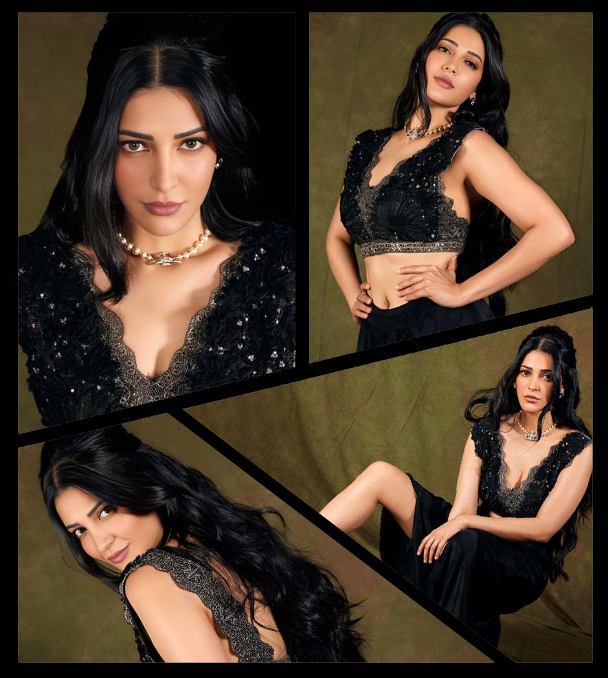 Shruti Haasan redefines beauty in black outfit