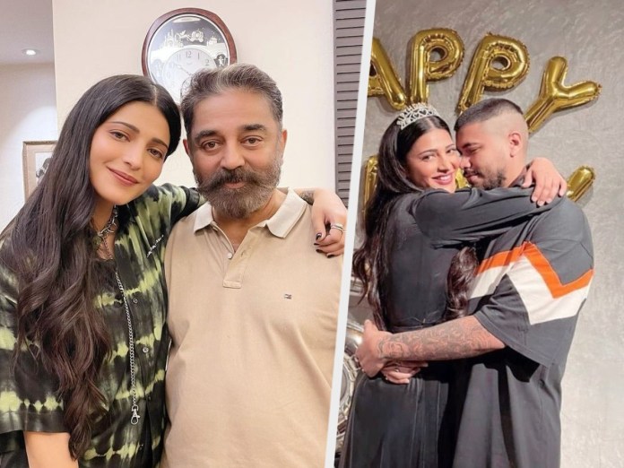 Shruti with Kamal
