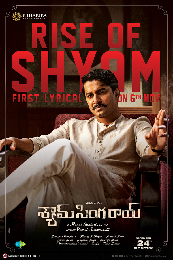 Shyam Singha Roy first single Rise of Shyam to be released